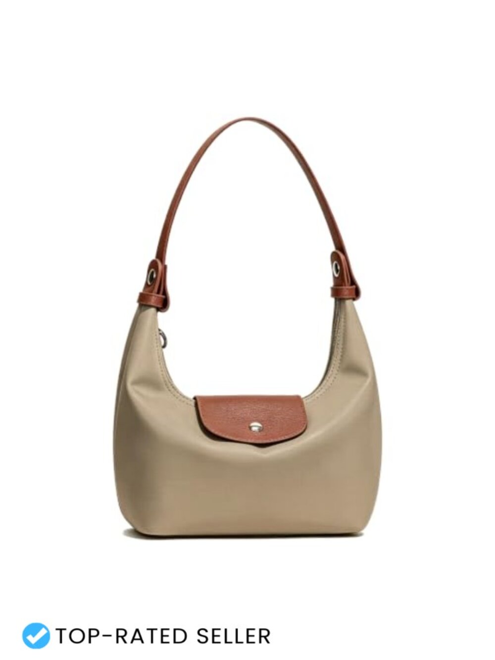 Waterproof Nylon Crescent Hobo Bag Convertible Crossbody Mini Purse